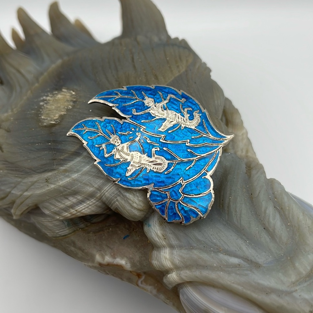 Siam Sterling brooch